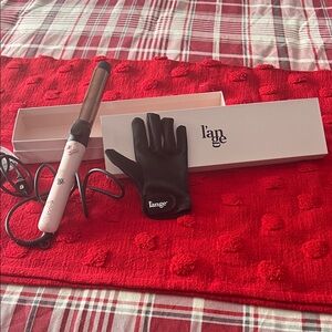 L'ange Hair Curler with Glove - Black and Pink